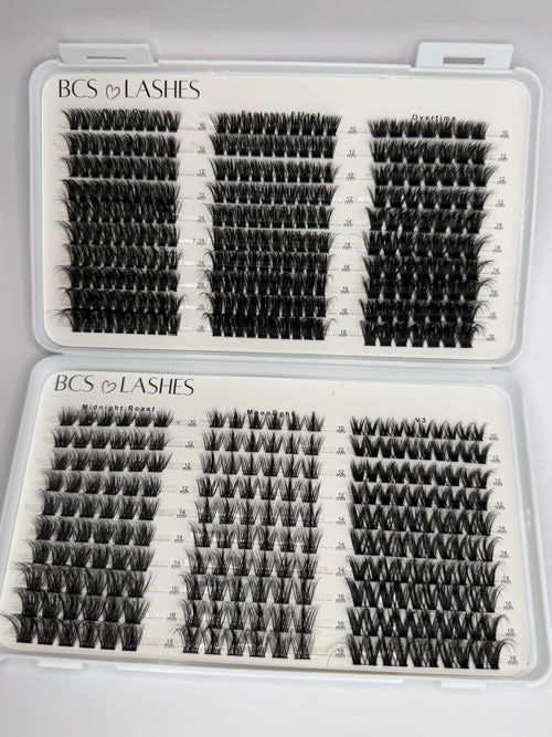 BCS Lashes book- 6 Styles- 10mm- 18mm Kit