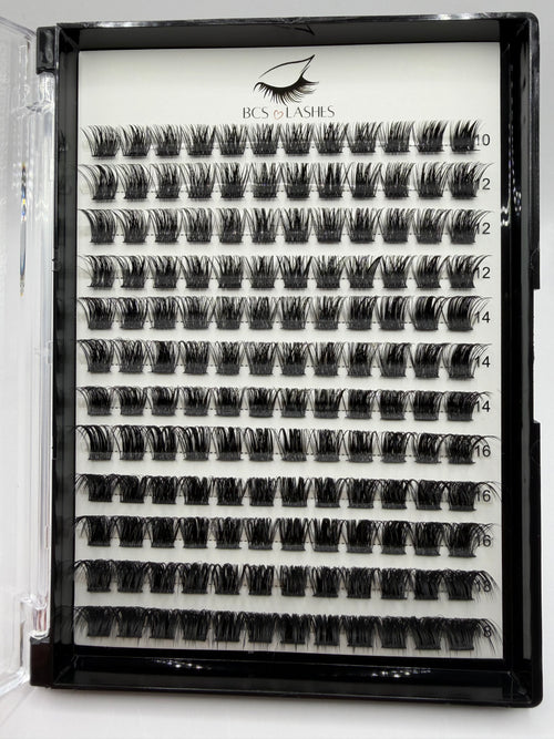 Amber Glow Kit | Complete Cluster Lash Set - BCS Lashes