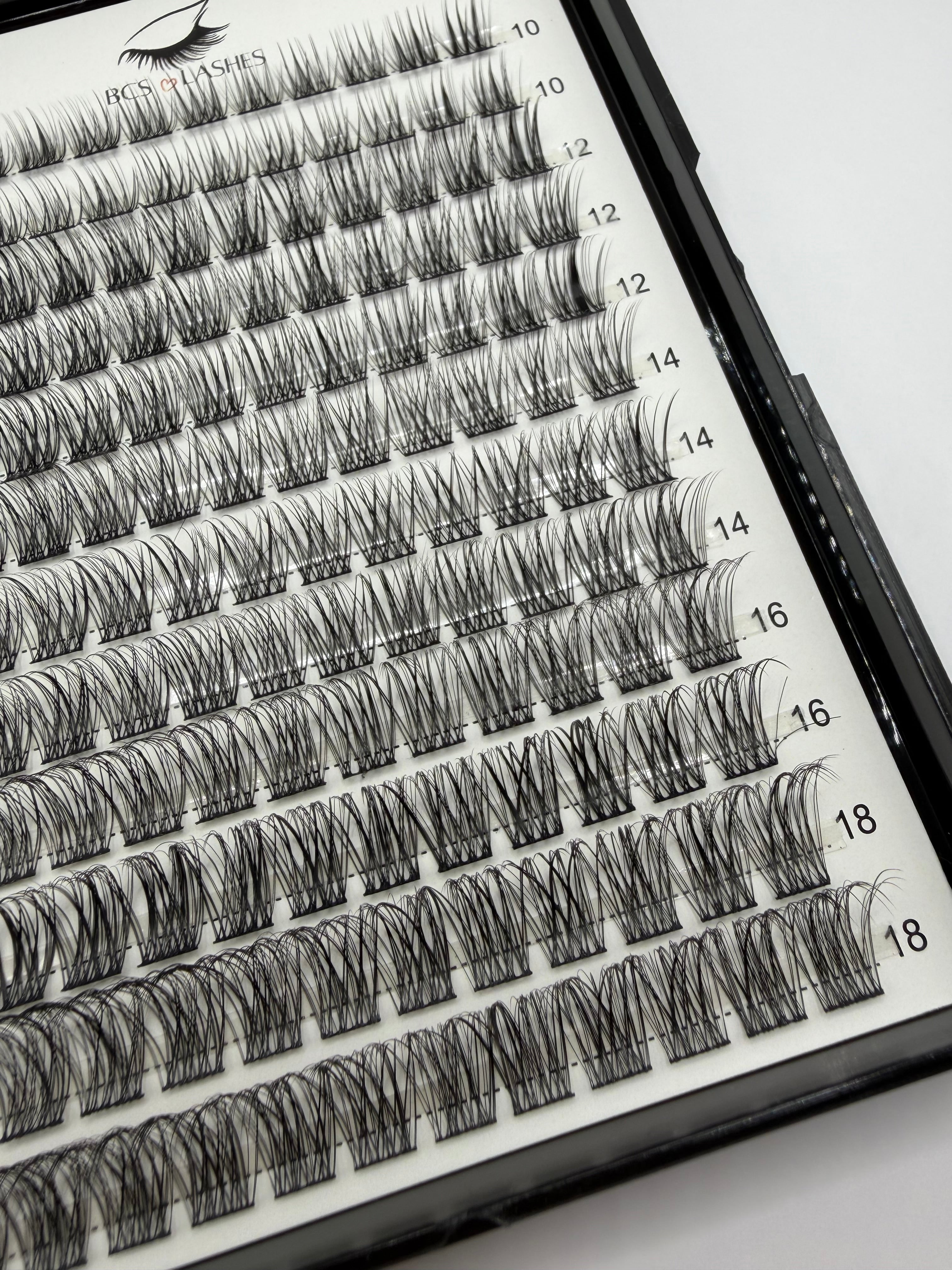 Wispy Vanilla Bean Kit | Mixed Cluster Lashes - BCS Lashes
