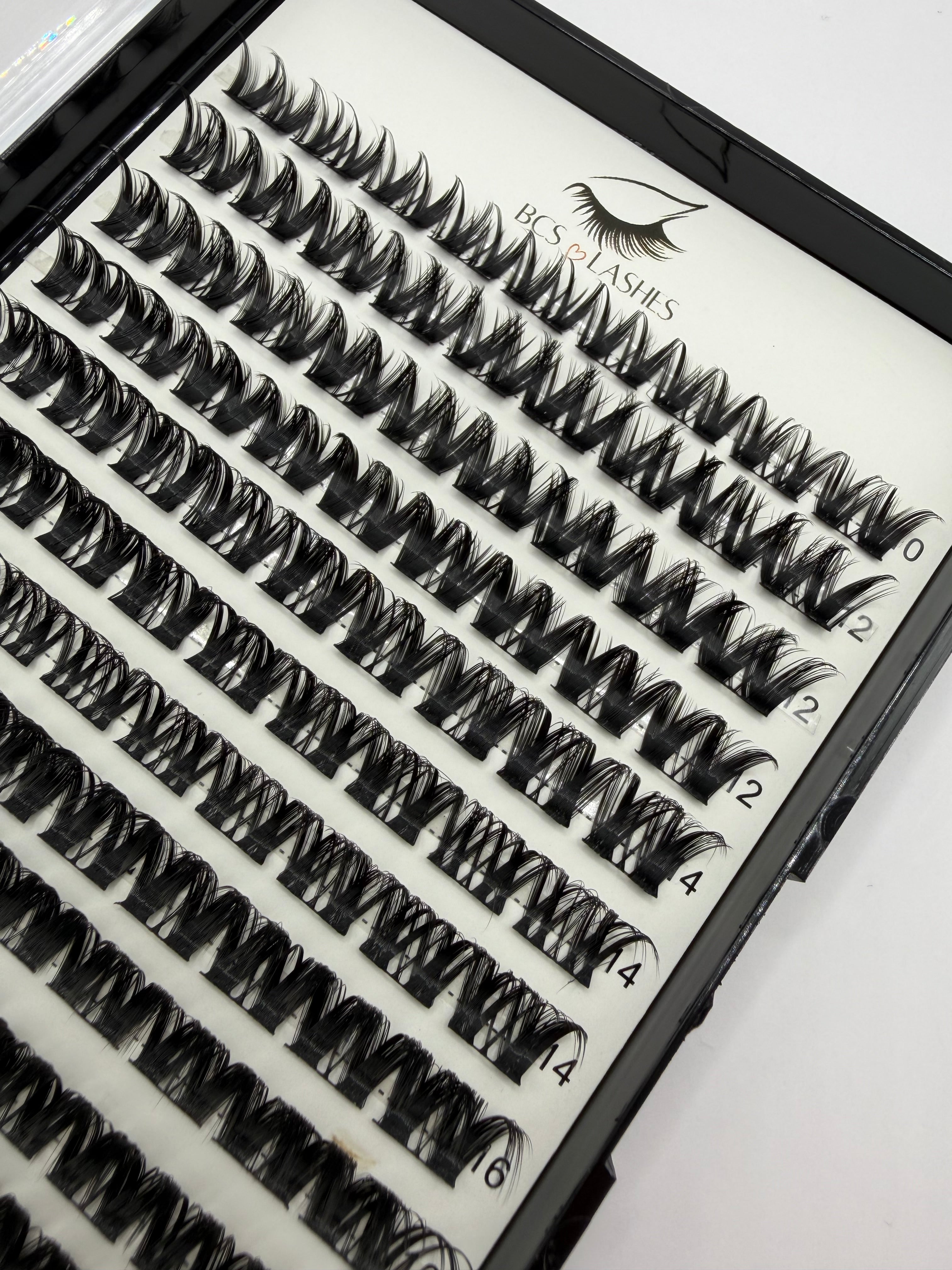French Press Kit | Mixed Cluster Lashes - BCS Lashes