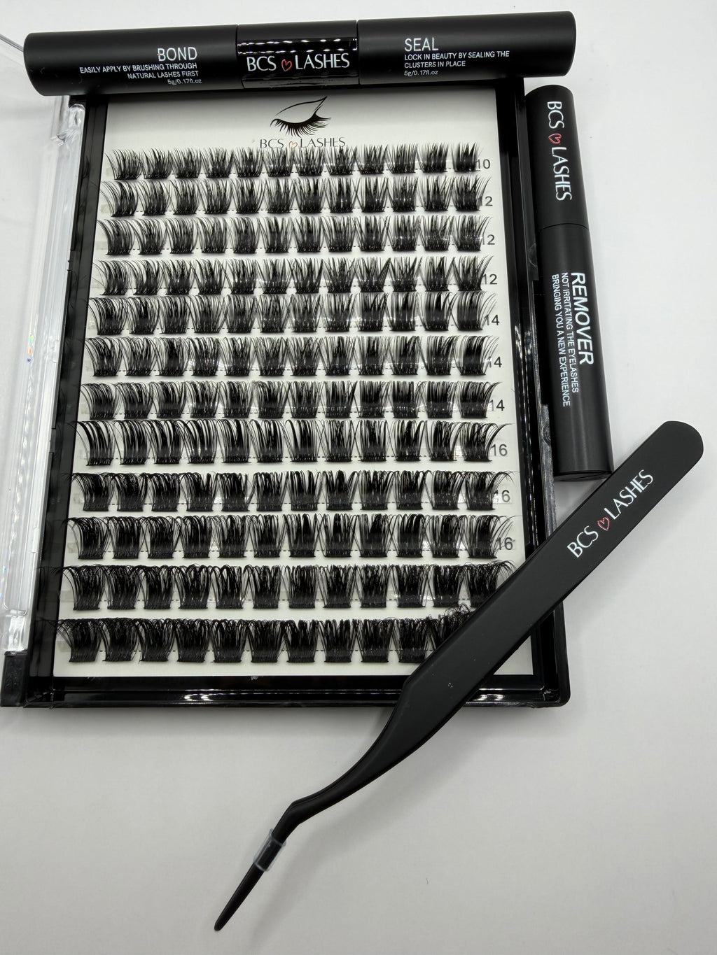 Amber Glow Kit | Complete Cluster Lash Set - BCS Lashes