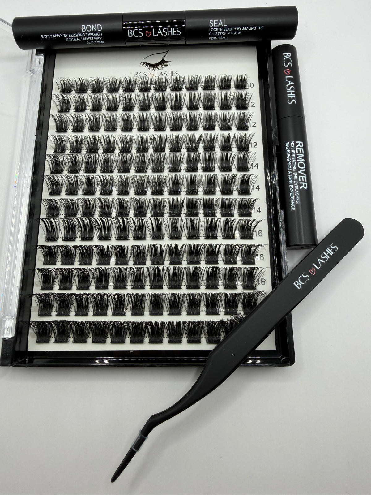 Amber Glow Kit | Complete Cluster Lash Set - BCS Lashes