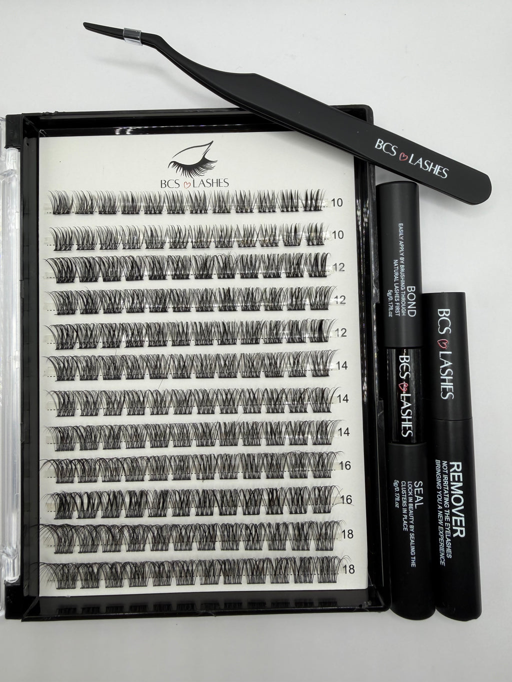 Wispy Vanilla Bean Kit | Mixed Cluster Lashes - BCS Lashes