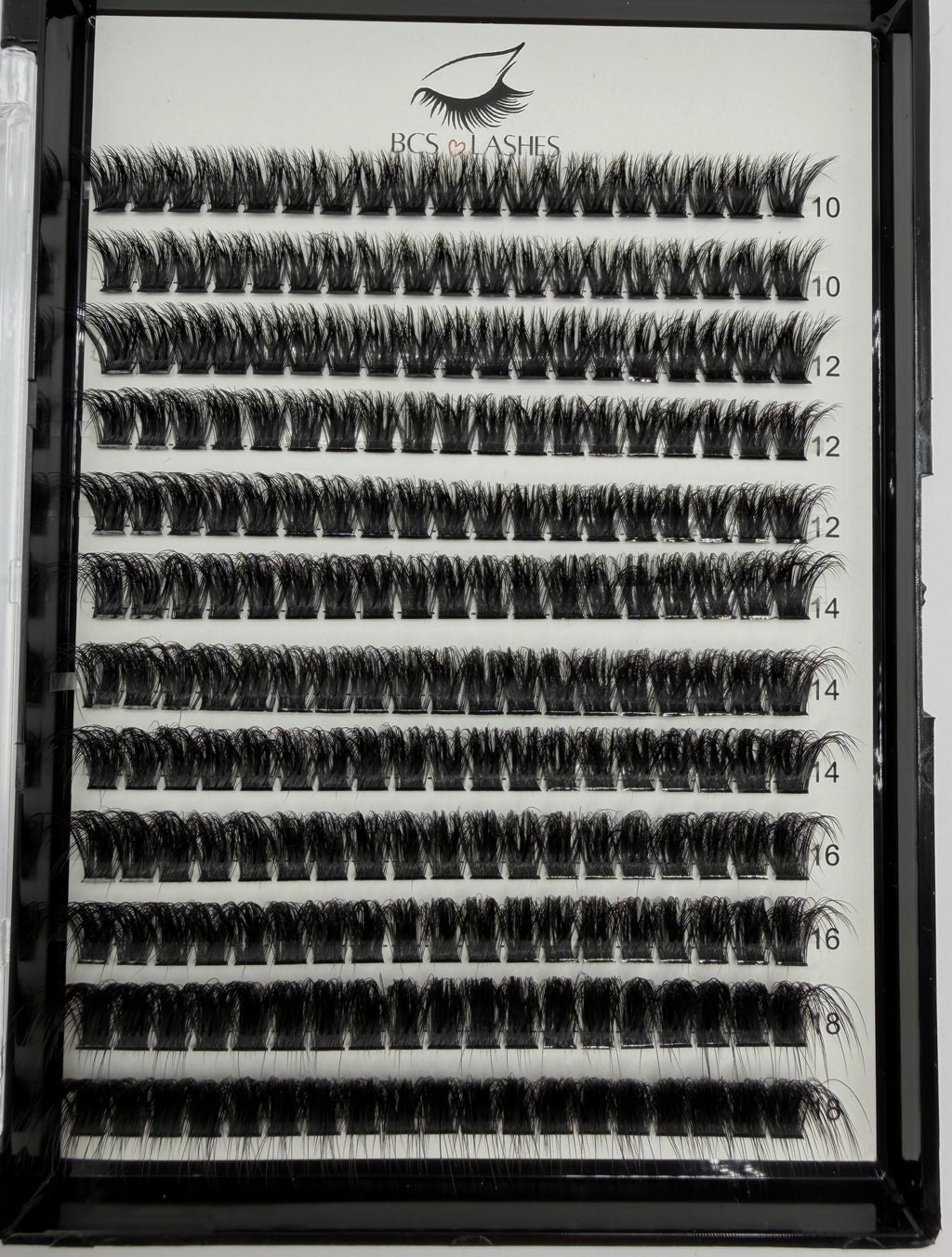 BCS Espresso Effect Kit | Cluster Lash Set - BCS Lashes
