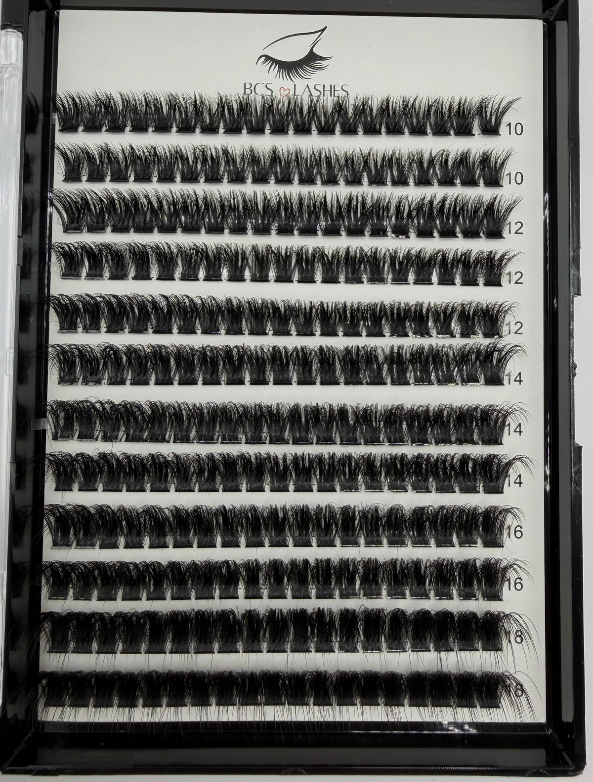 BCS Espresso Effect Kit | Cluster Lash Set - BCS Lashes