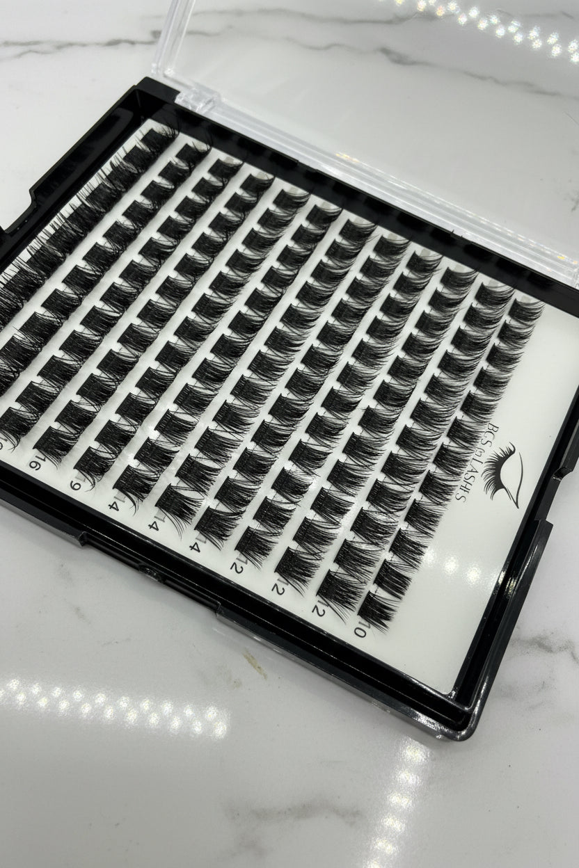 Midnight Roast Kit | Complete Cluster Lash Set - BCS Lashes