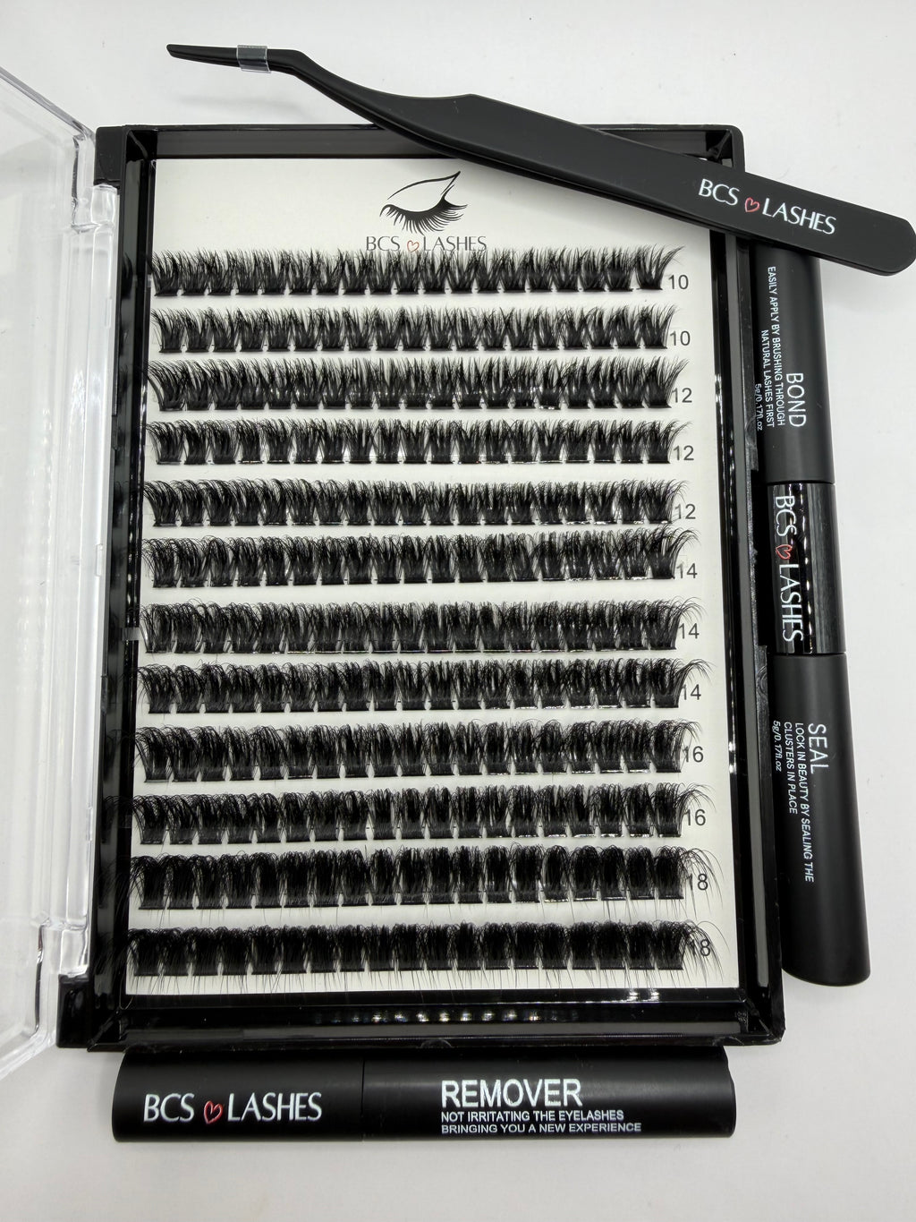 BCS Espresso Effect Kit | Cluster Lash Set - BCS Lashes