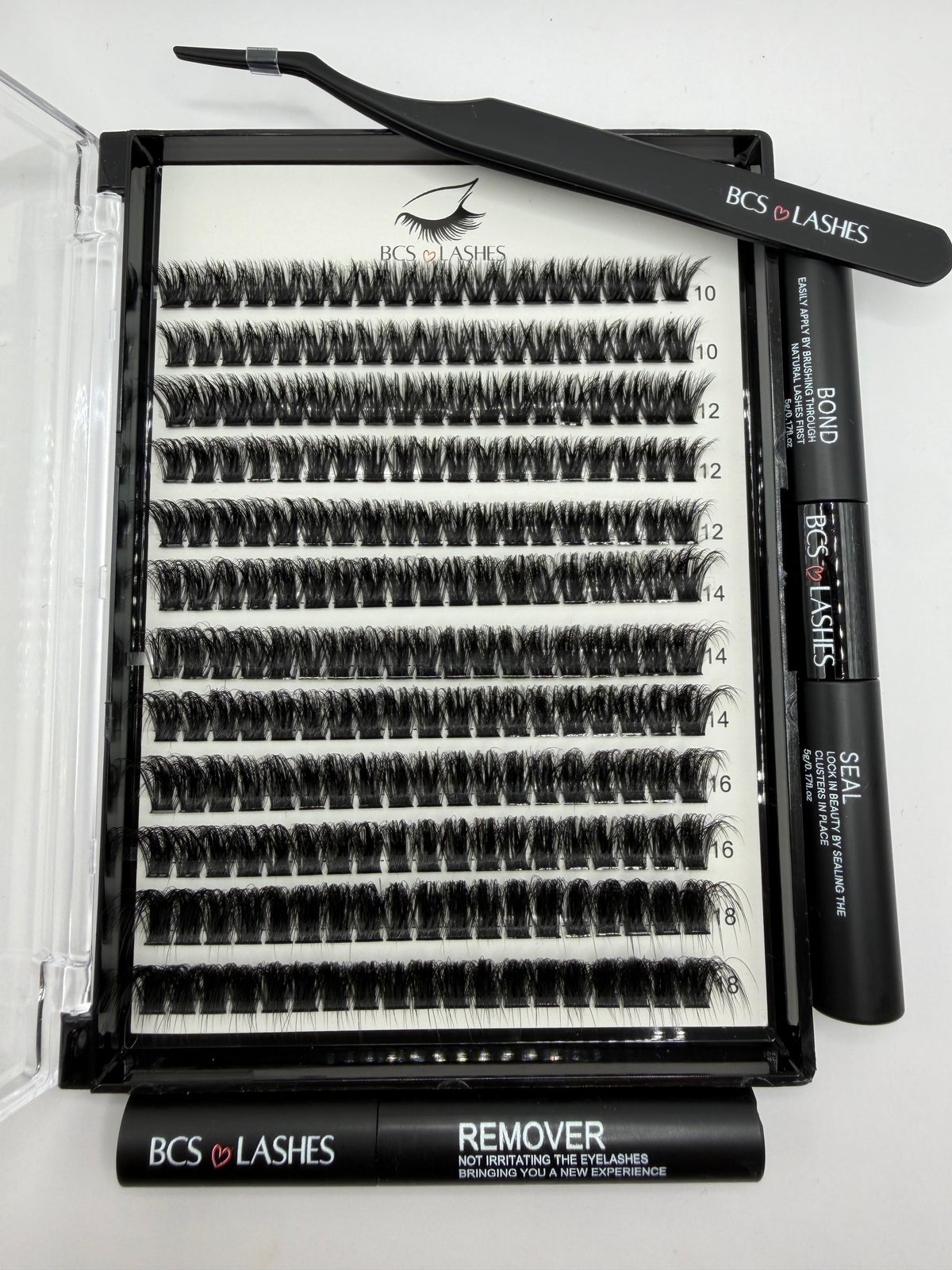 BCS Espresso Effect Kit | Cluster Lash Set - BCS Lashes