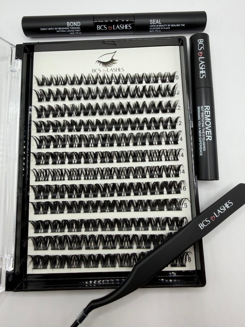 French Press Kit | Mixed Cluster Lashes - BCS Lashes